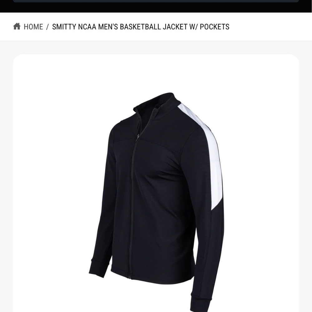 Smitty NCAA Men's Basketball Jacket w/ Pockets